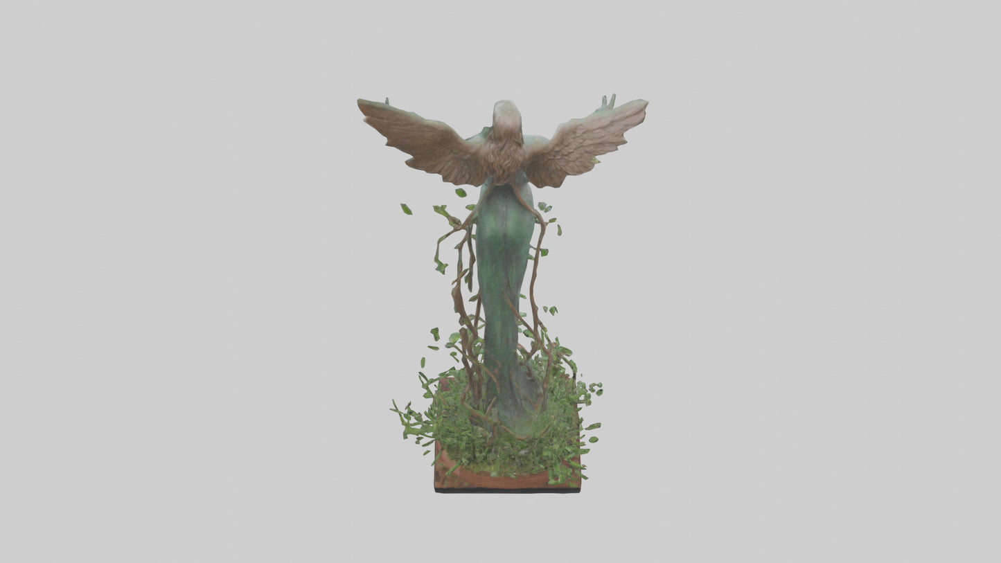 3D model Natures Revival Memorial Statue model VR / AR / low-poly