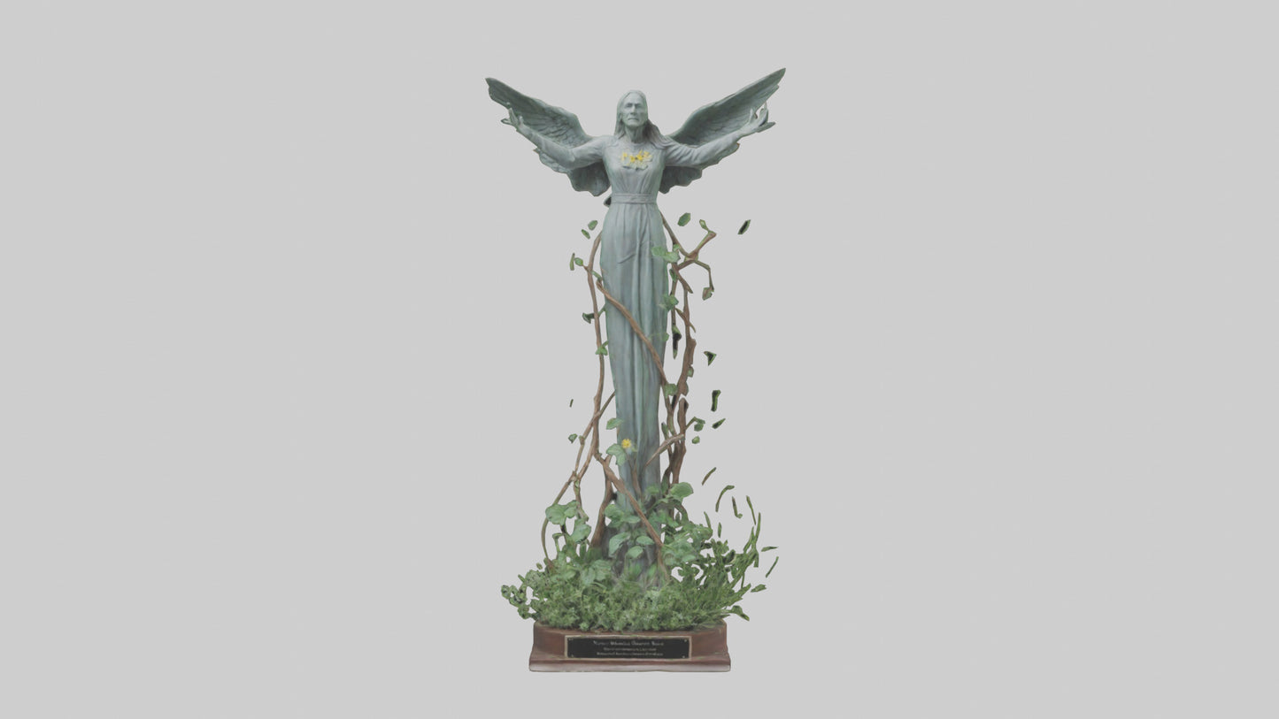 3D model Natures Revival Memorial Statue model VR / AR / low-poly