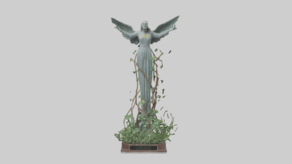 3D model Natures Revival Memorial Statue model VR / AR / low-poly