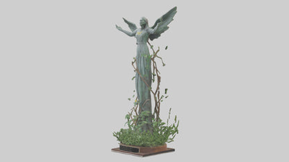 3D model Natures Revival Memorial Statue model VR / AR / low-poly