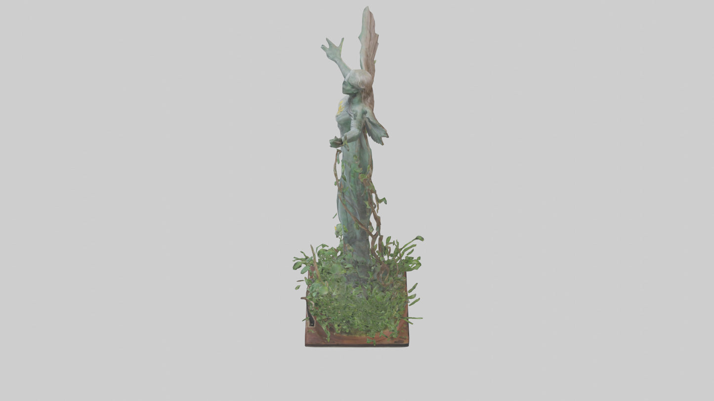 3D model Natures Revival Memorial Statue model VR / AR / low-poly