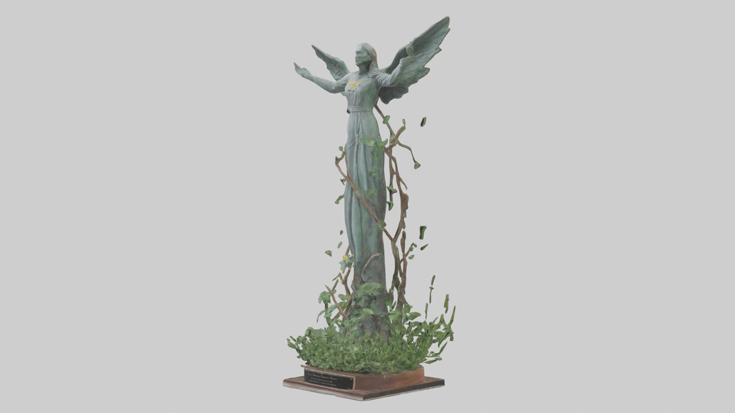 3D model Natures Revival Memorial Statue model VR / AR / low-poly
