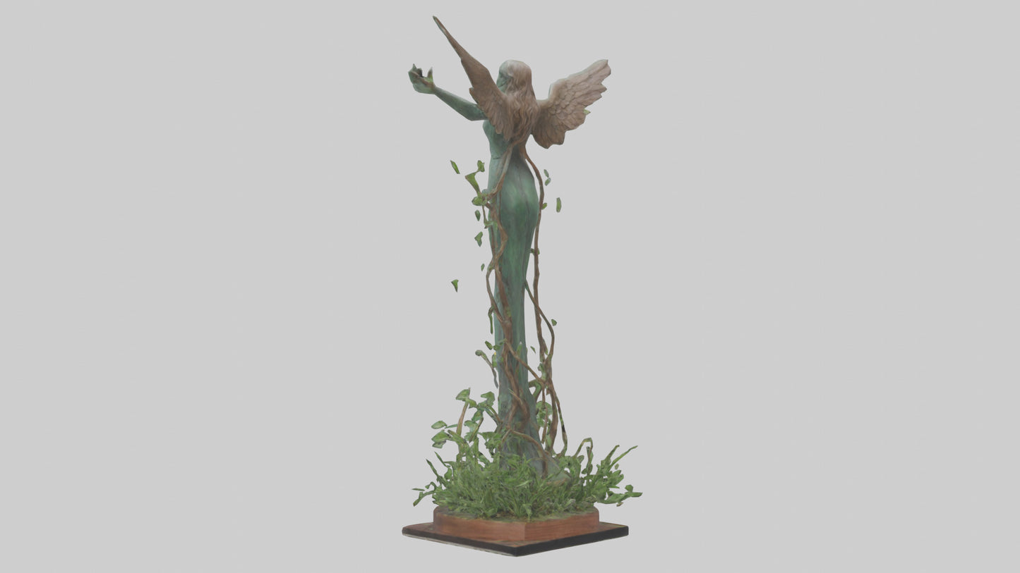 3D model Natures Revival Memorial Statue model VR / AR / low-poly