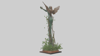 3D model Natures Revival Memorial Statue model VR / AR / low-poly
