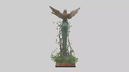 3D model Natures Revival Memorial Statue model VR / AR / low-poly