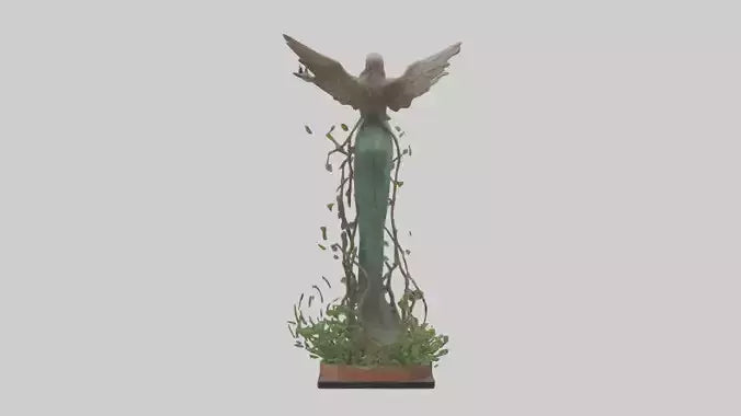 3D model Natures Revival Memorial Statue model VR / AR / low-poly