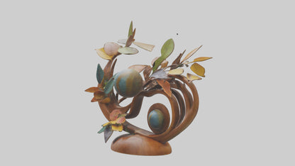 3D model Natures Rhythms sculpture model VR / AR / low-poly