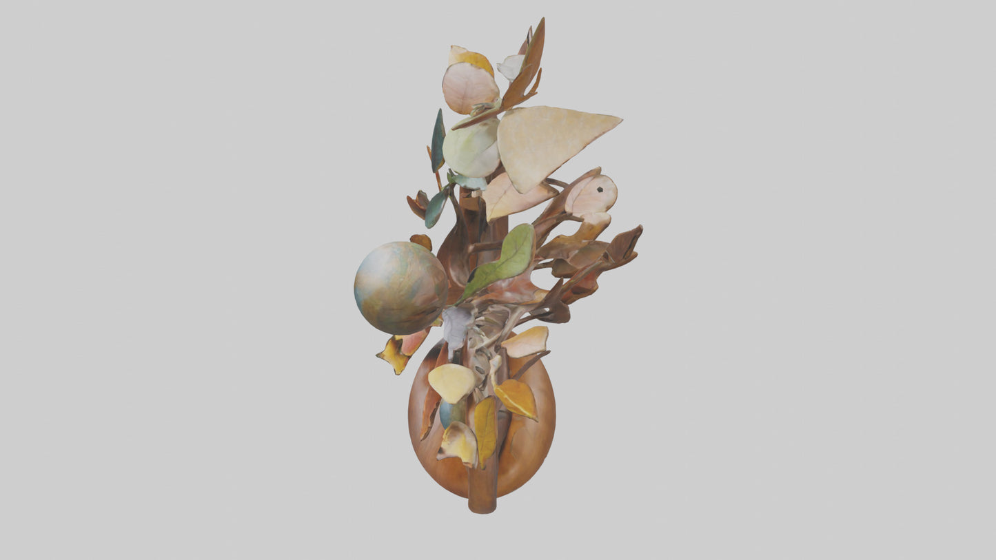 3D model Natures Rhythms sculpture model VR / AR / low-poly