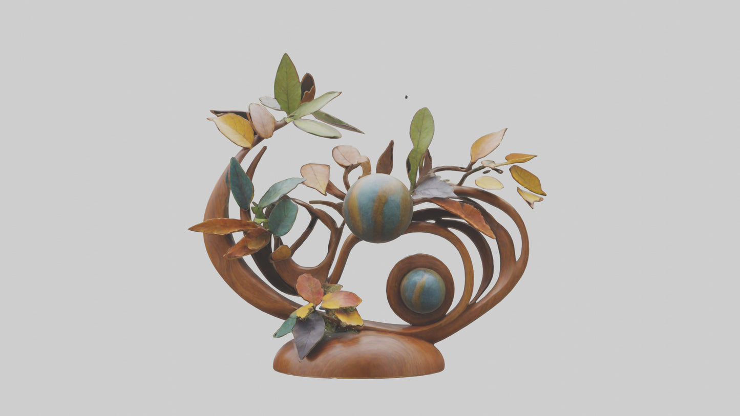 3D model Natures Rhythms sculpture model VR / AR / low-poly