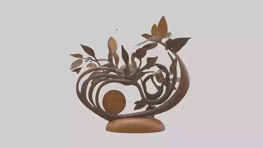 3D model Natures Rhythms sculpture model VR / AR / low-poly