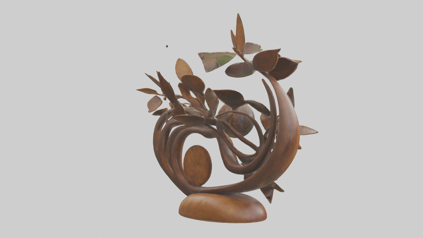 3D model Natures Rhythms sculpture model VR / AR / low-poly