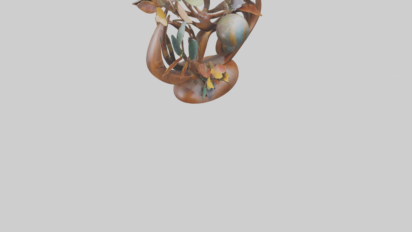 3D model Natures Rhythms sculpture model VR / AR / low-poly