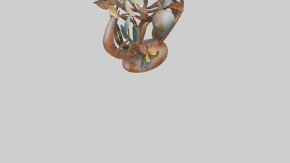 3D model Natures Rhythms sculpture model VR / AR / low-poly