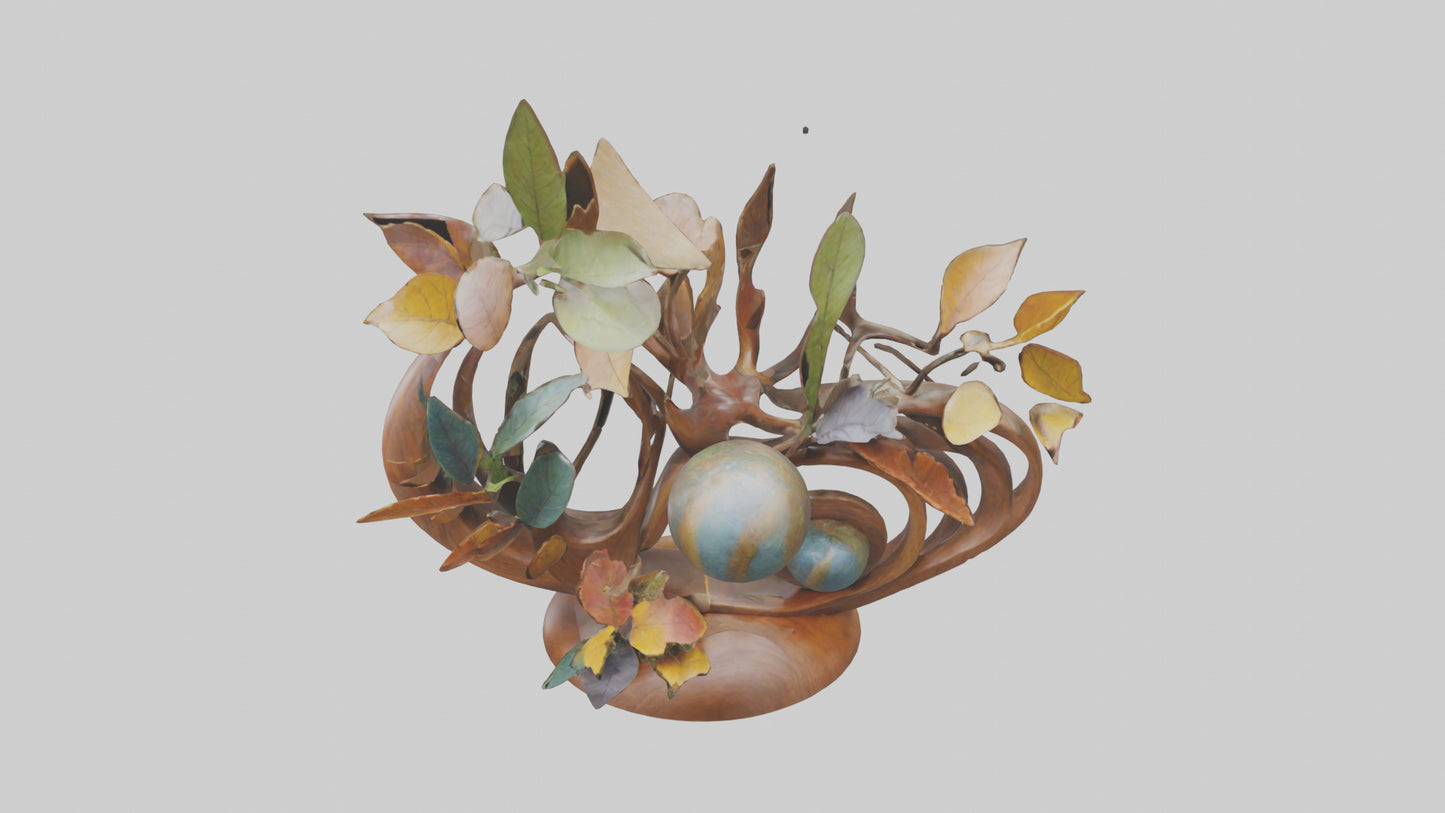 3D model Natures Rhythms sculpture model VR / AR / low-poly