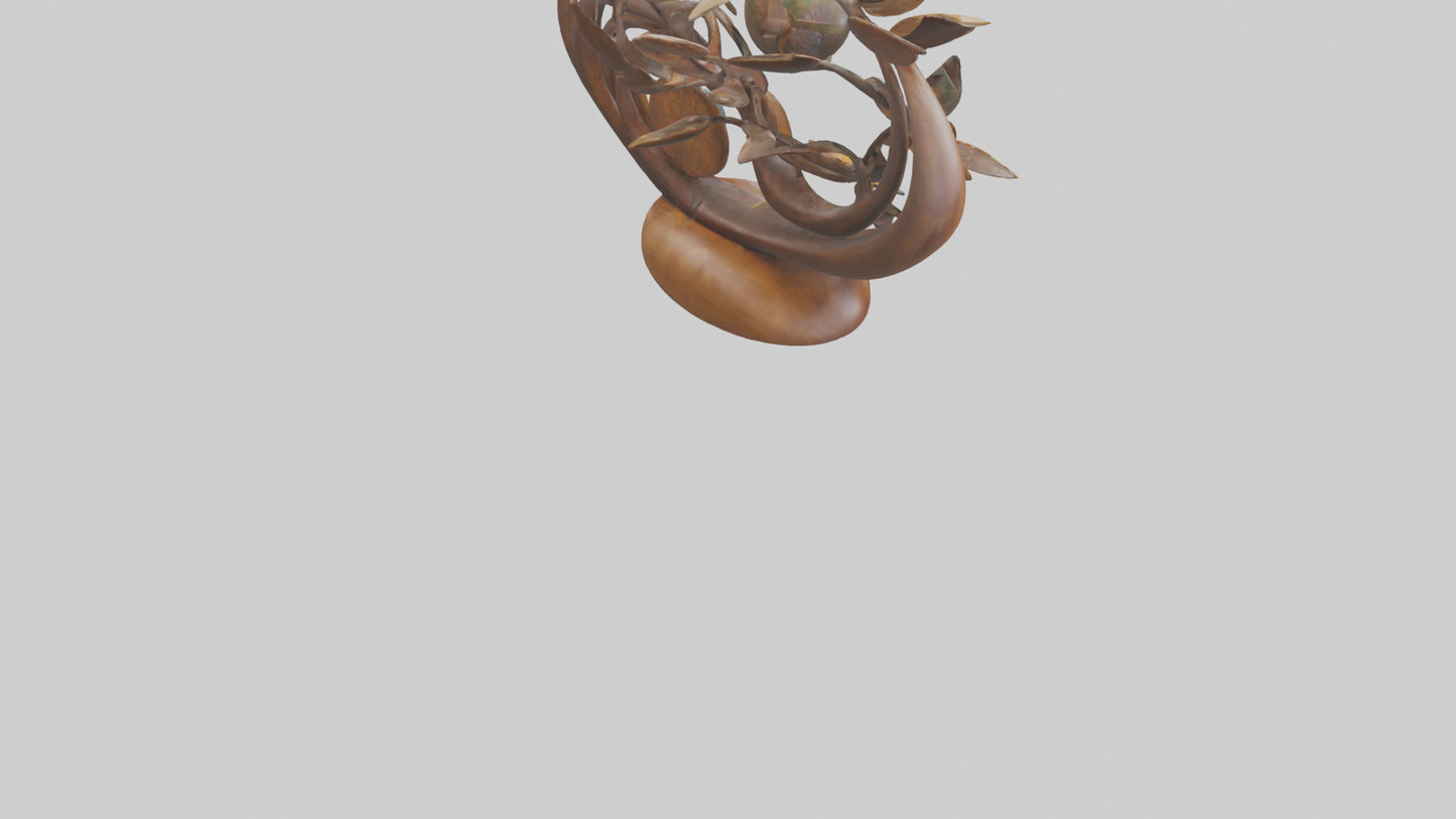 3D model Natures Rhythms sculpture model VR / AR / low-poly