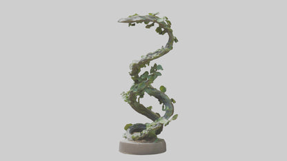 3D model Natures Spiral statue model VR / AR / low-poly