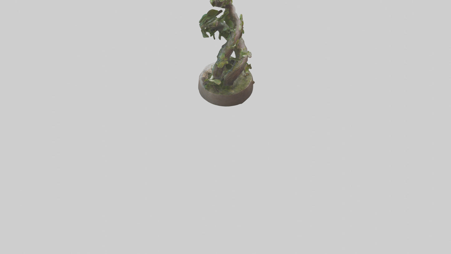 3D model Natures Spiral statue model VR / AR / low-poly