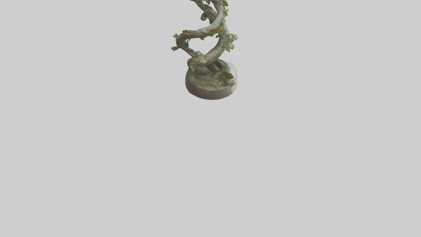 3D model Natures Spiral statue model VR / AR / low-poly