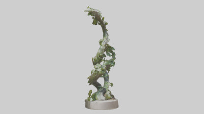 3D model Natures Spiral statue model VR / AR / low-poly