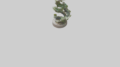 3D model Natures Spiral statue model VR / AR / low-poly