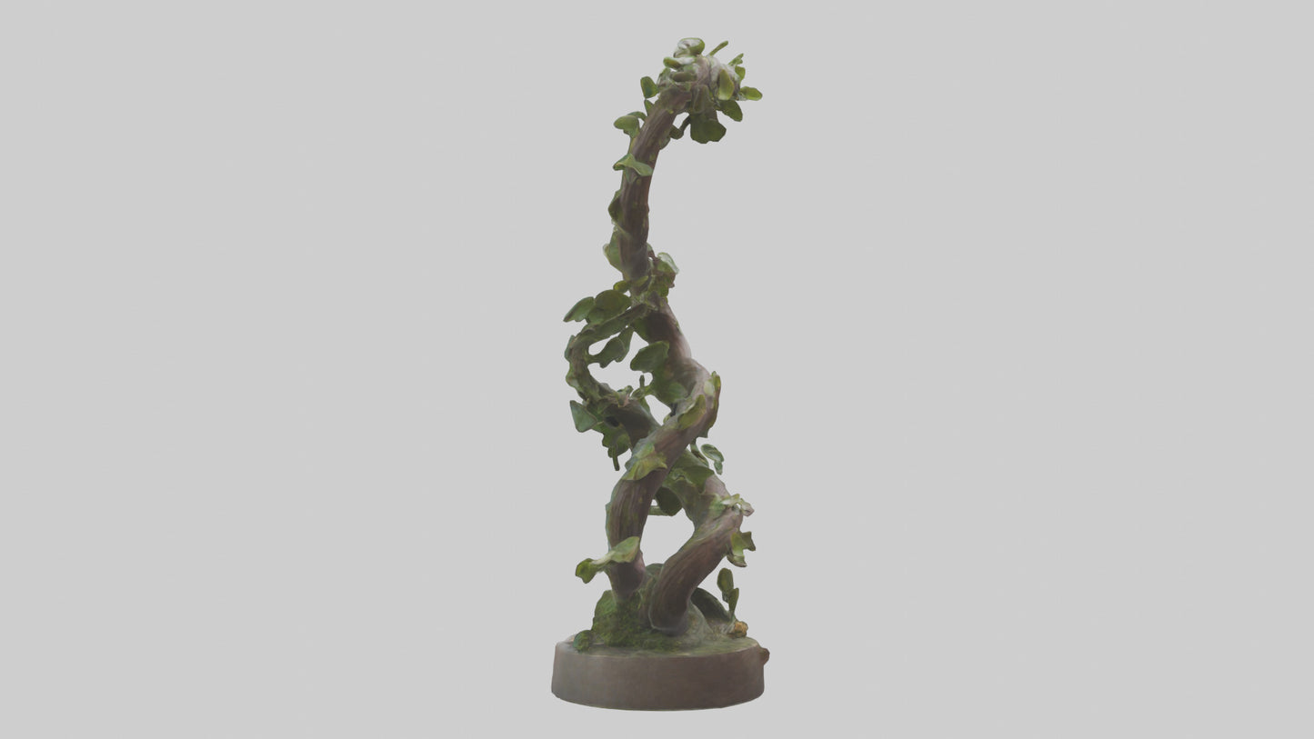 3D model Natures Spiral statue model VR / AR / low-poly