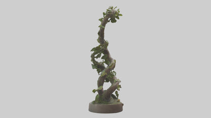 3D model Natures Spiral statue model VR / AR / low-poly