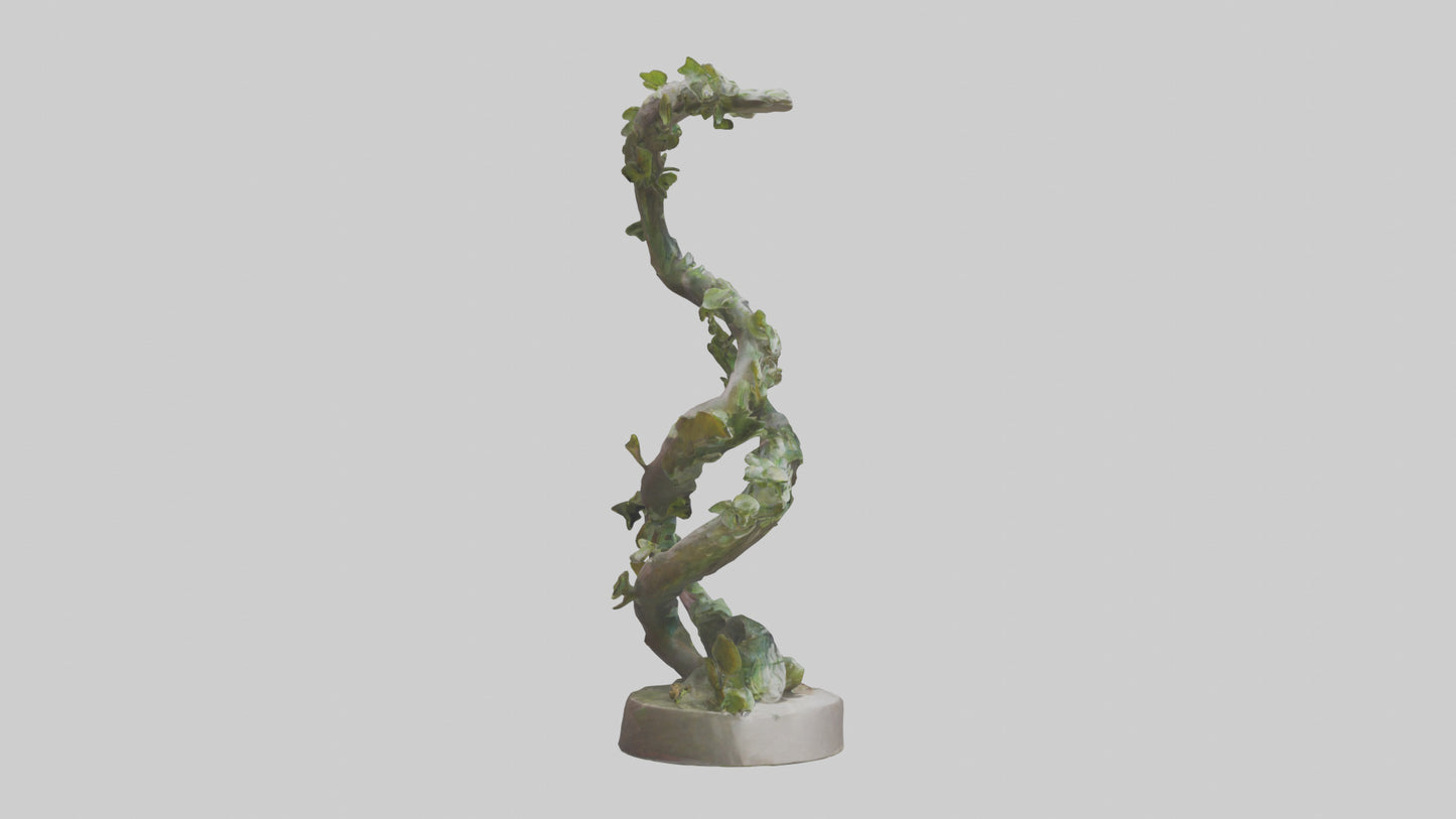 3D model Natures Spiral statue model VR / AR / low-poly