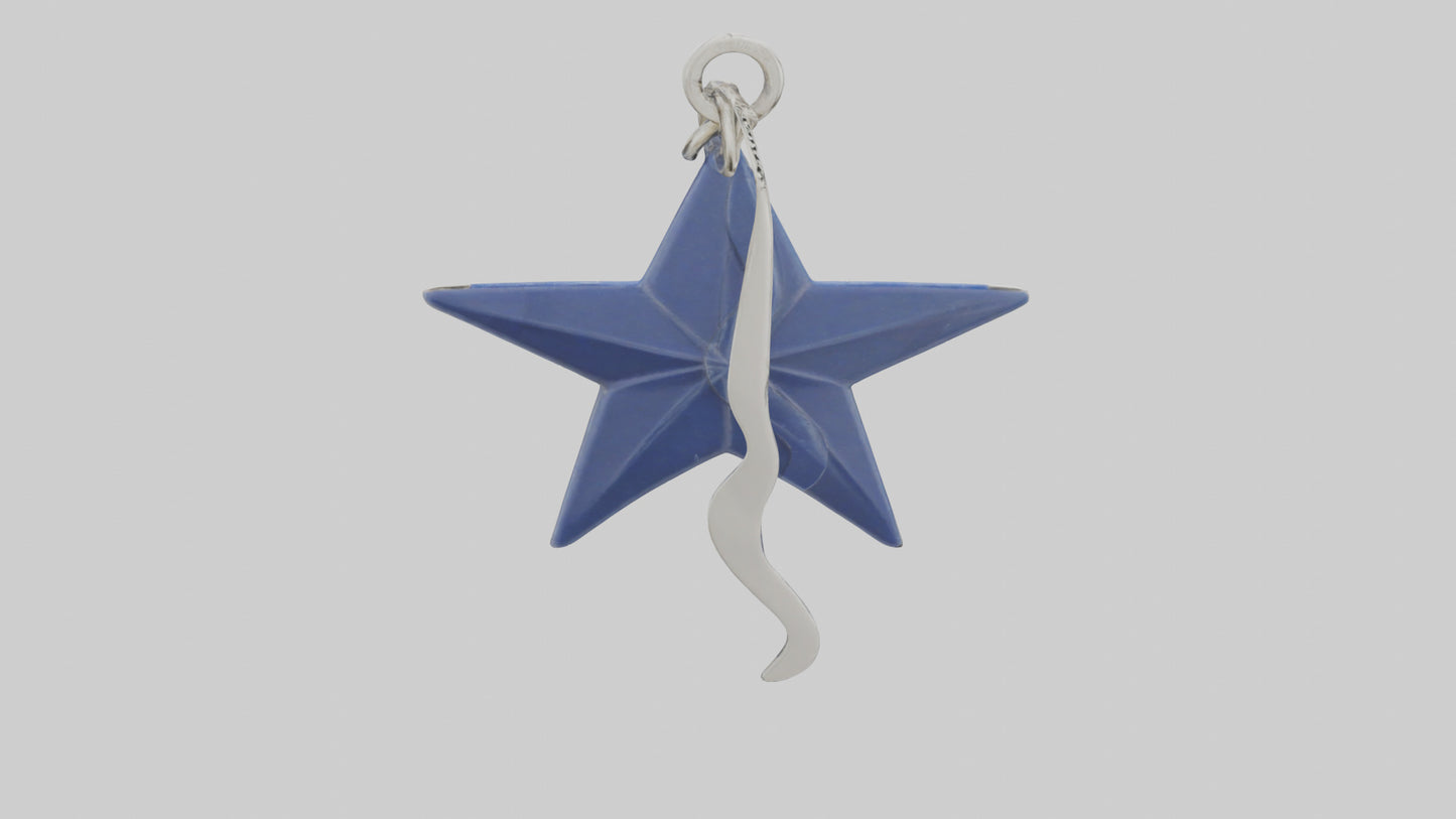 3D model Nautical star keychain model VR / AR / low-poly