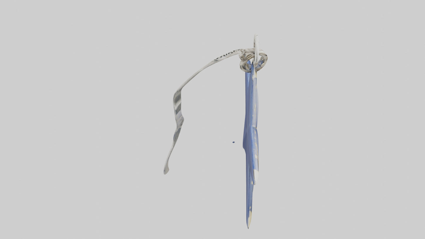 3D model Nautical star keychain model VR / AR / low-poly