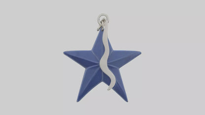 3D model Nautical star keychain model VR / AR / low-poly