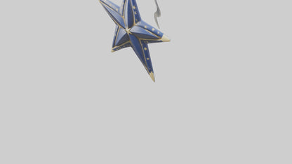 3D model Nautical star keychain model VR / AR / low-poly
