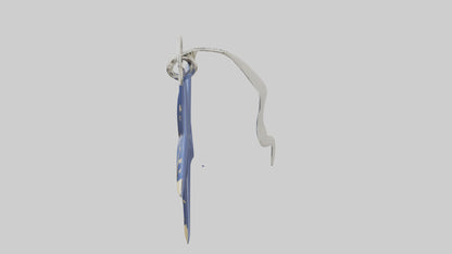 3D model Nautical star keychain model VR / AR / low-poly