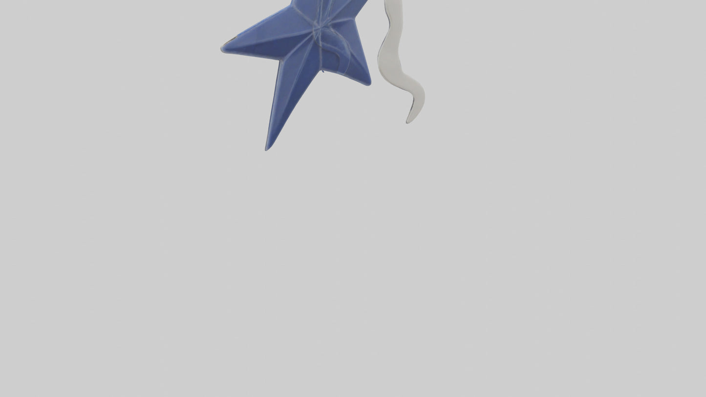 3D model Nautical star keychain model VR / AR / low-poly