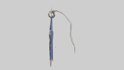 3D model Nautical star keychain model VR / AR / low-poly