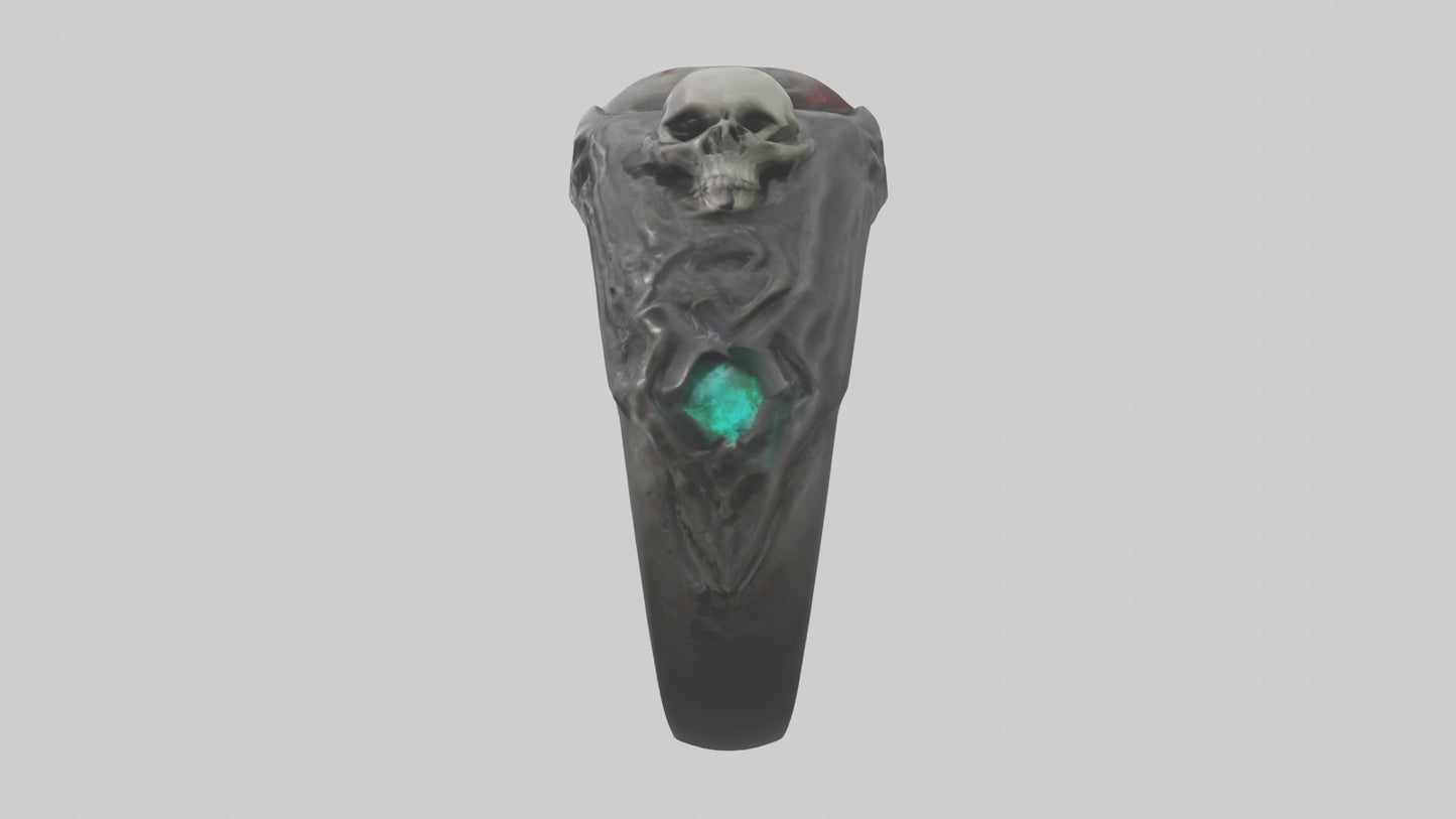 Necromancers Ring model VR / AR / low-poly