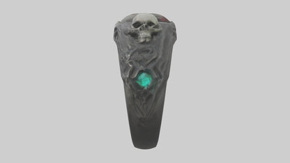 Necromancers Ring model VR / AR / low-poly