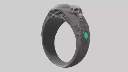 Necromancers Ring model VR / AR / low-poly