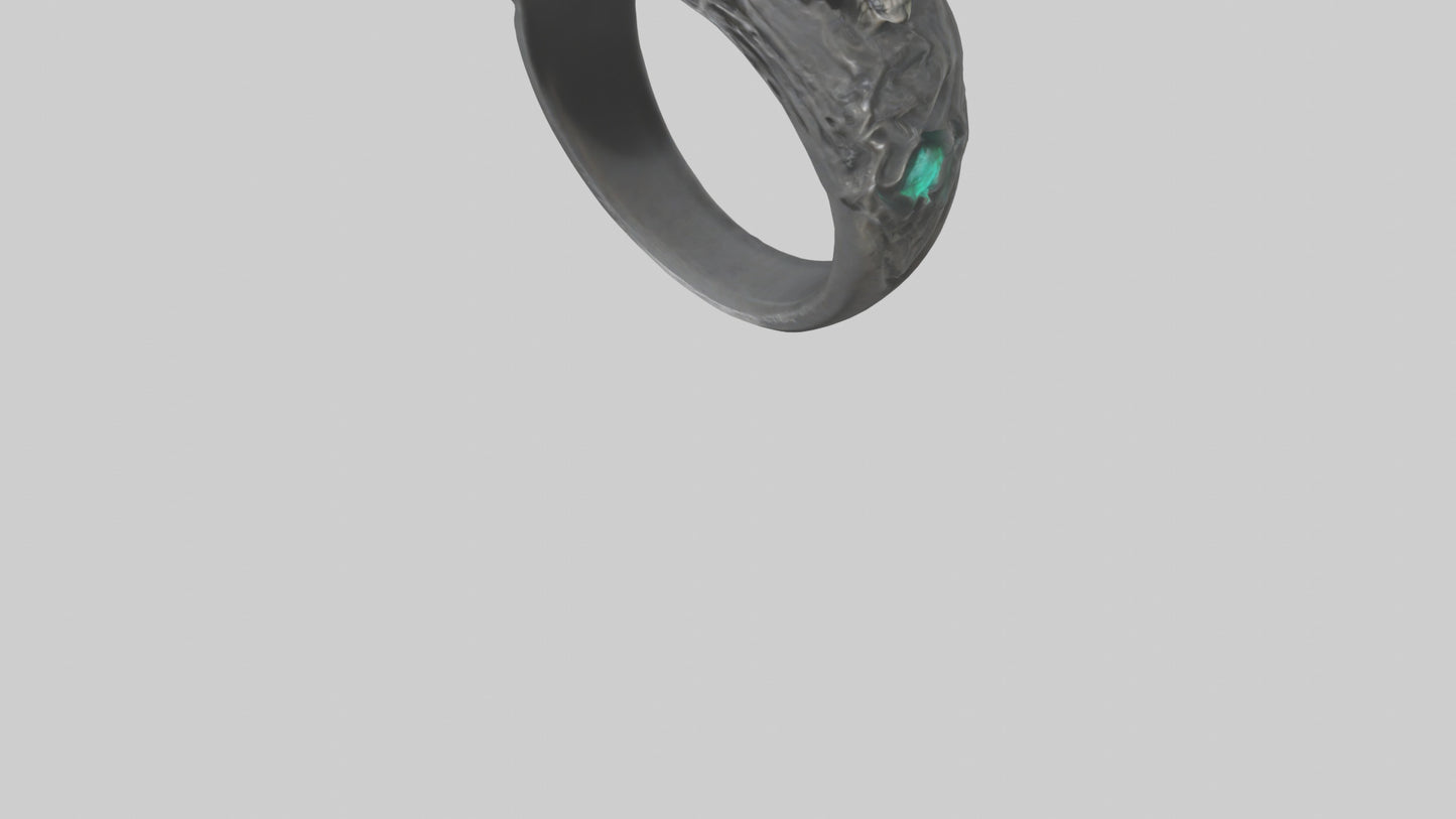 Necromancers Ring model VR / AR / low-poly