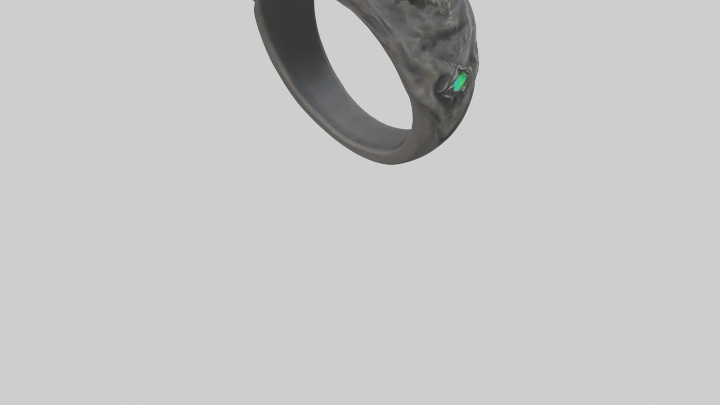 Necromancers Ring model VR / AR / low-poly