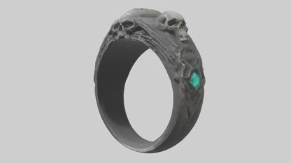 Necromancers Ring model VR / AR / low-poly