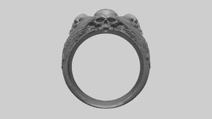 Necromancers Ring model VR / AR / low-poly