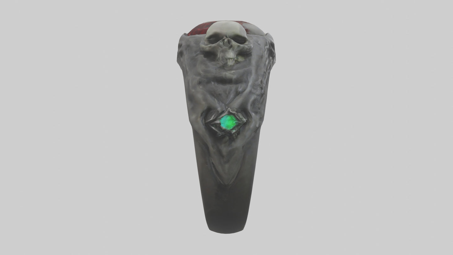 Necromancers Ring model VR / AR / low-poly