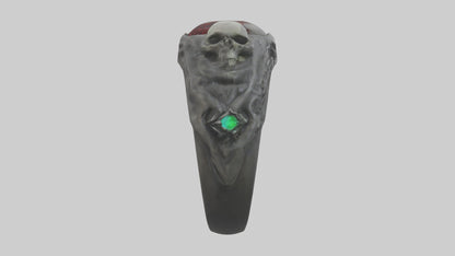 Necromancers Ring model VR / AR / low-poly