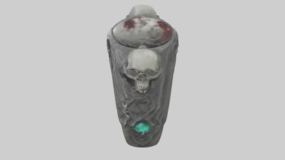 Necromancers Ring model VR / AR / low-poly