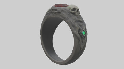 Necromancers Ring model VR / AR / low-poly