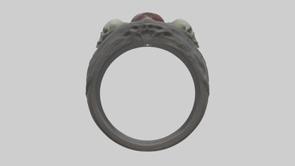 Necromancers Ring model VR / AR / low-poly