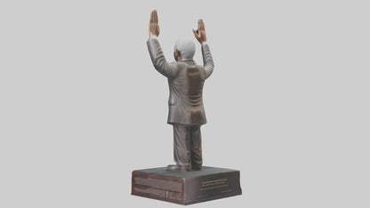 Nelson Mandela statue model VR / AR / low-poly