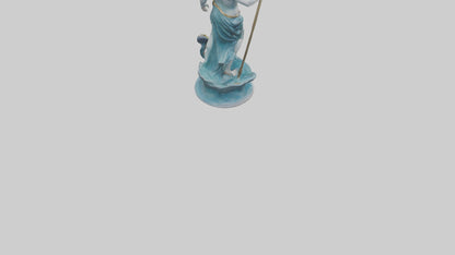 3D model Neptune statue model VR / AR / low-poly