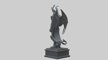 3D model Nergal statue model 2 VR / AR / low-poly