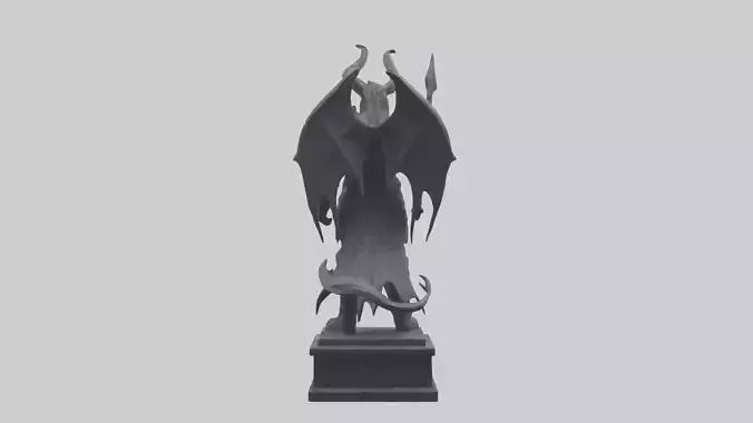 3D model Nergal statue model 2 VR / AR / low-poly